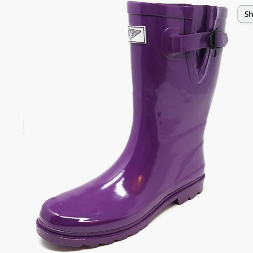 Purple Wellies (Women's 10)